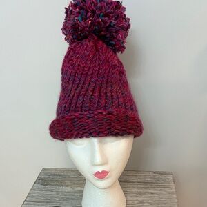 Chunky Knit Pom Pom Beanie